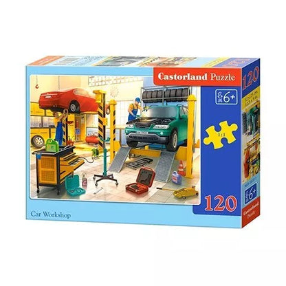 Castorland Dėlionė Car Workshop 120 det.