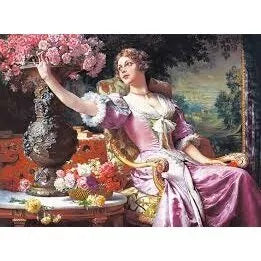 Castorland dėlionė Copy of Lady in Purple Dress W.Czahorski 3000 det.