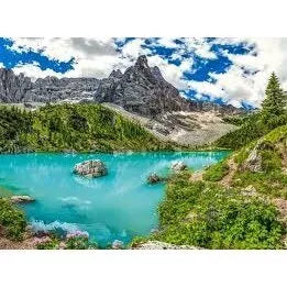 Castorland dėlionė Lake Sorapis, Alps, Italy 2000 det