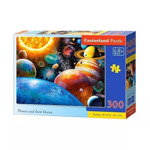 Castorland dėlionė  Planets And Their Moons 300 det.