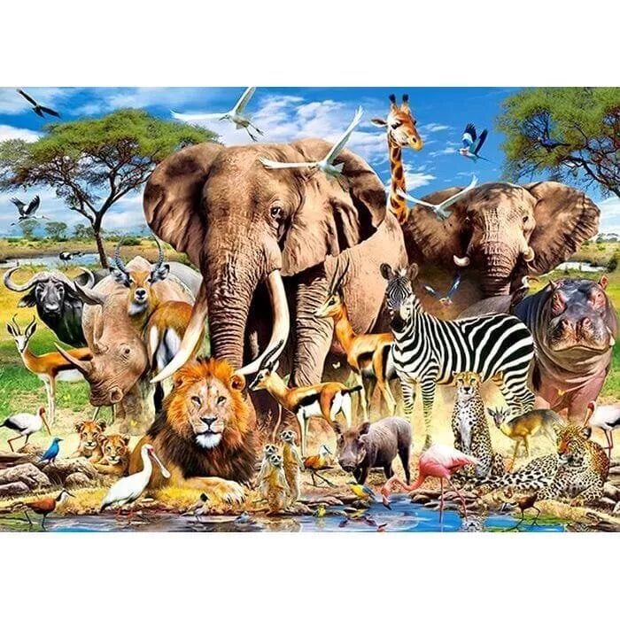 Castorland dėlionė SAVANNA  ANIMALS 260 det.