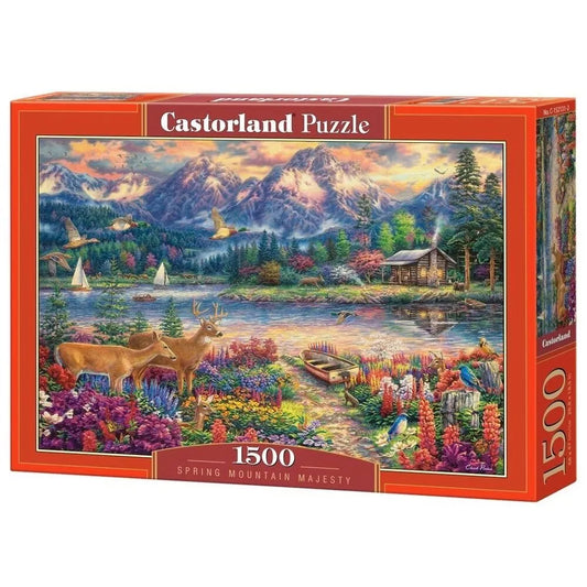 Castorland dėlionė Spring Mountain Majesty 1500 det.