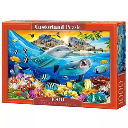 Castorland dėllionė DOLPHINS IN THE TROPICS 1000 det.