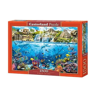 Castorland dėllionė Pirate Island 1500 det.