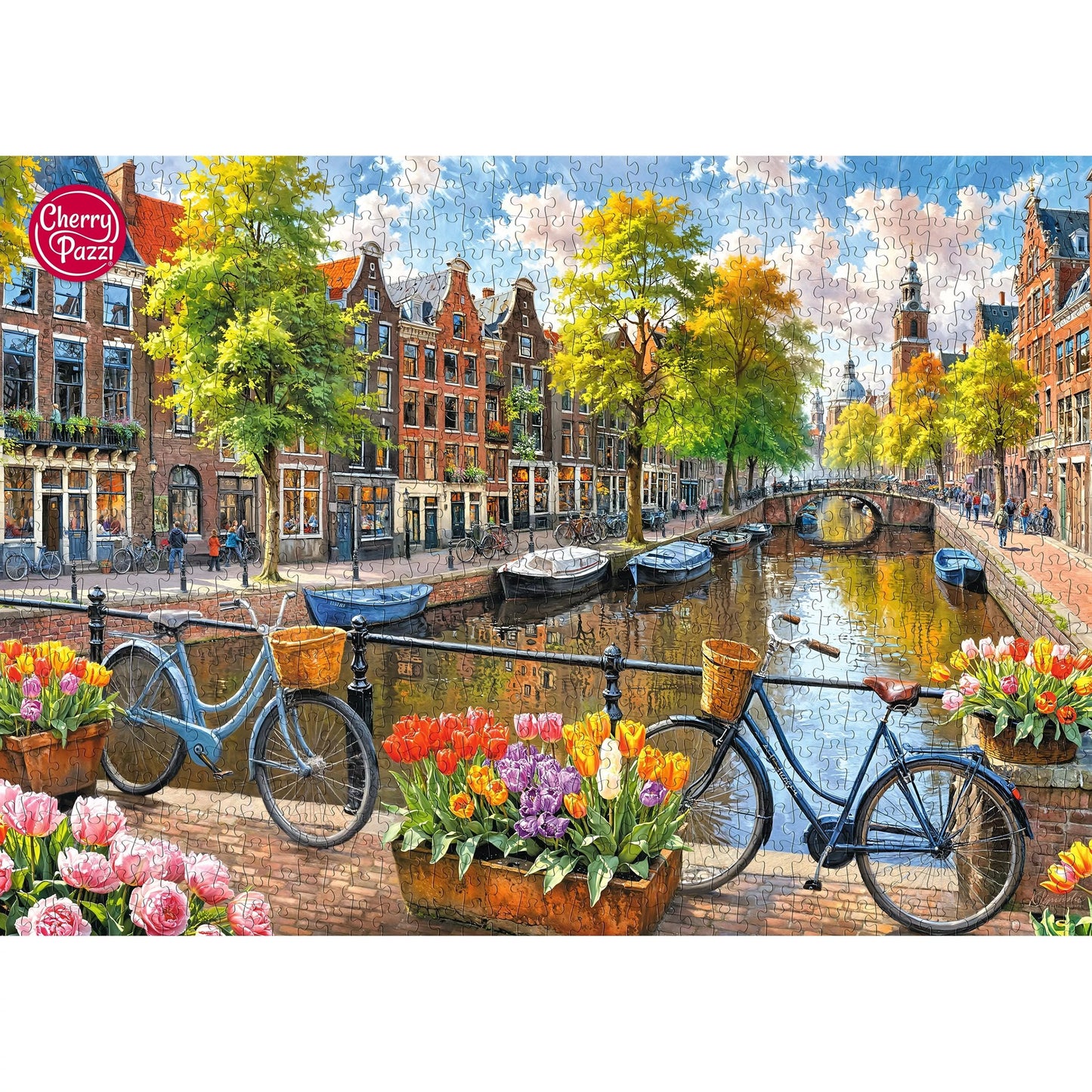 CherryPazzi dėlionė Amsterdam Tulips 1000 det
