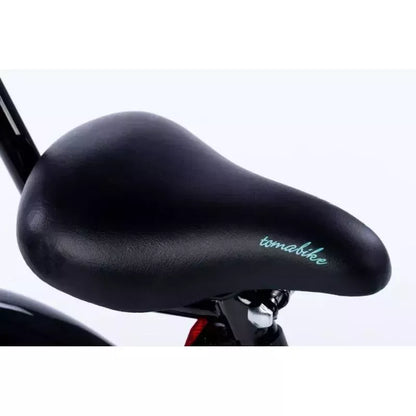 Dviratukas TOMABIKE "PLATINUM" 14, BLACK / TURKUS