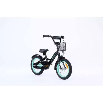 Dviratukas TOMABIKE "PLATINUM" 14, BLACK / TURKUS