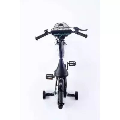 Dviratukas TOMABIKE "PLATINUM" 14, BLACK / TURKUS