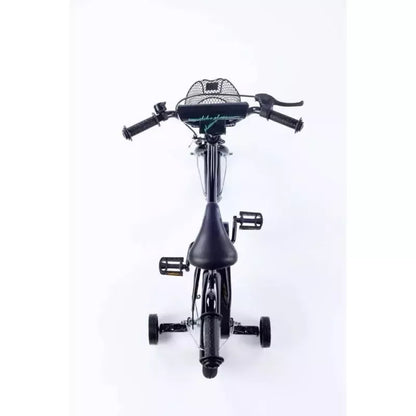 Dviratukas TOMABIKE "PLATINUM" 14, BLACK / TURKUS