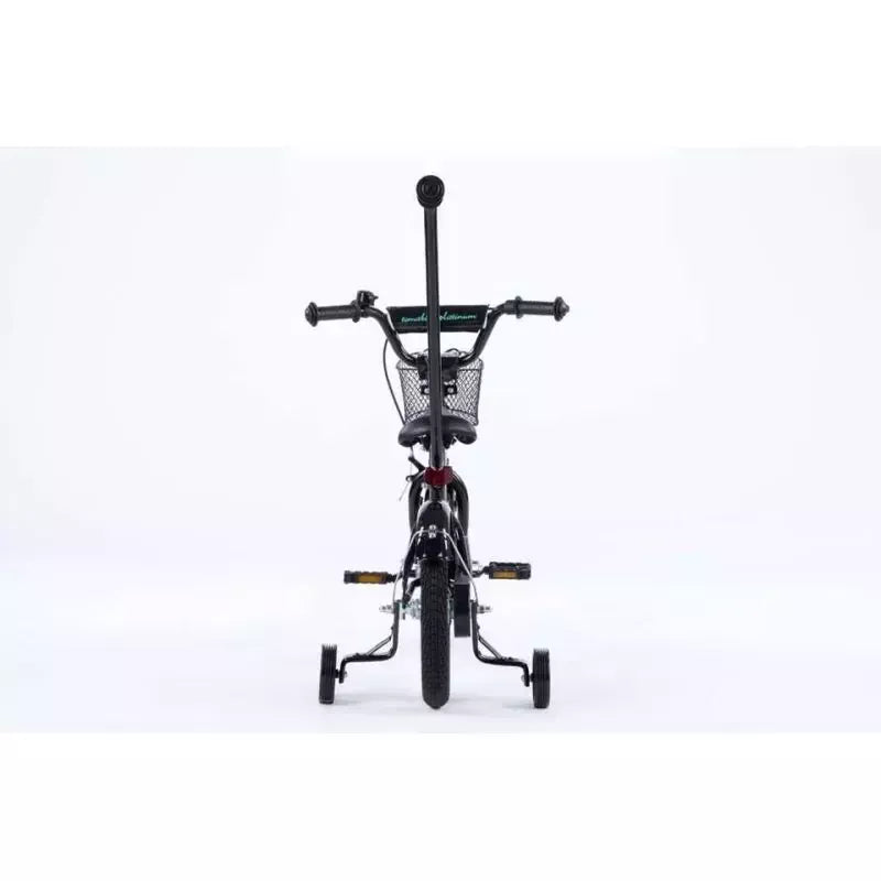 Dviratukas TOMABIKE "PLATINUM" 14, BLACK / TURKUS