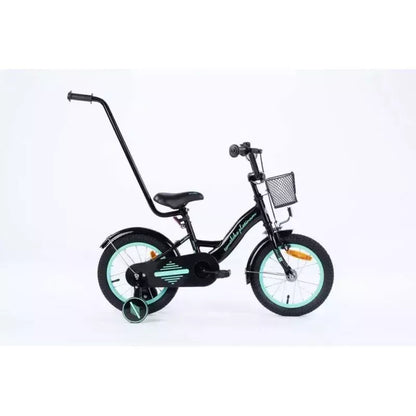 Dviratukas TOMABIKE "PLATINUM" 14, BLACK / TURKUS