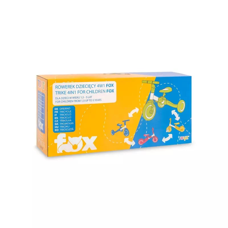 Dviratukas/triratukas Toyz FOX 4in1, beige