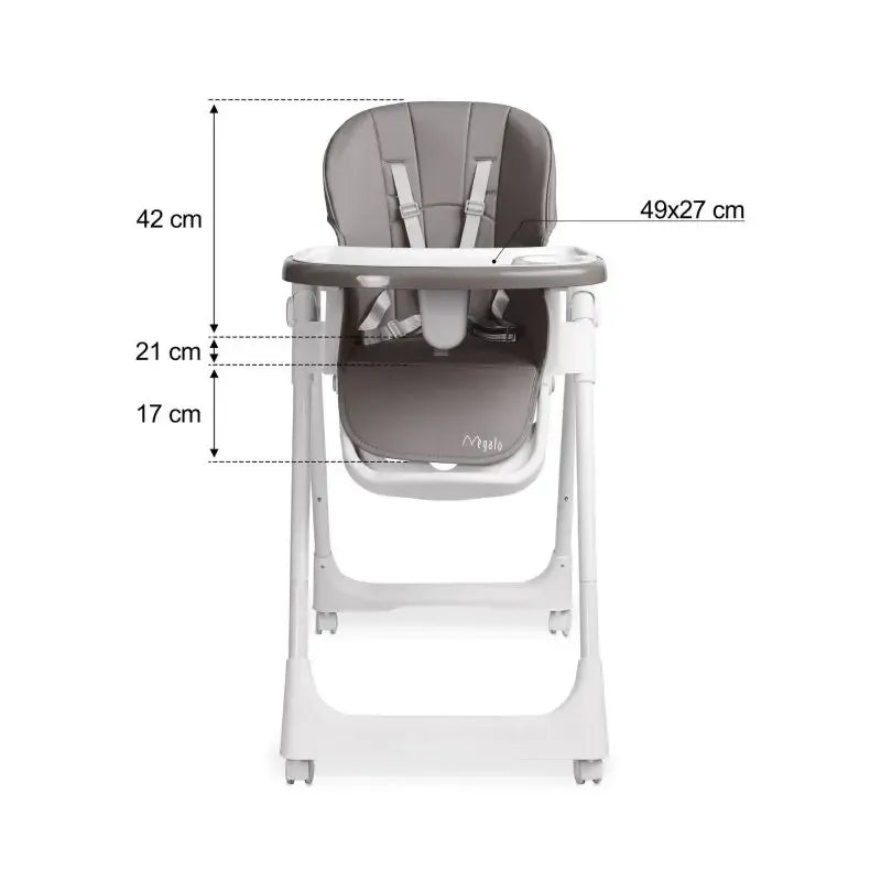 Maitinimo kėdutė Caretero Megalo, Dark grey