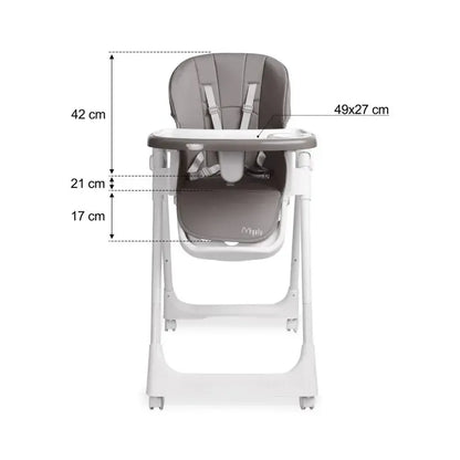 Maitinimo kėdutė Caretero Megalo, Dark grey