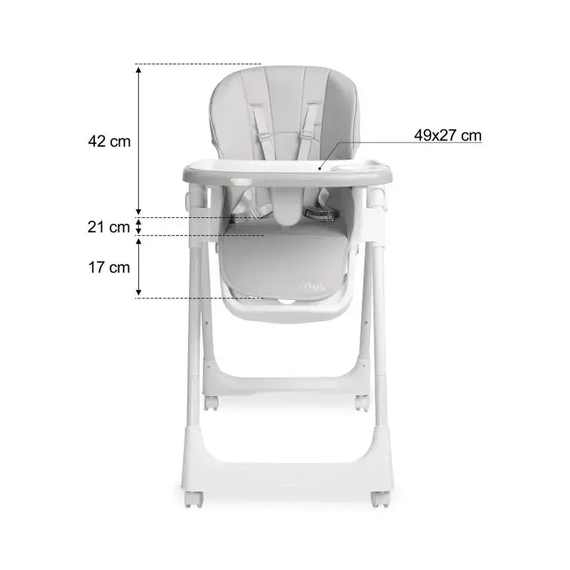 Maitinimo kėdutė Caretero Megalo, Light grey