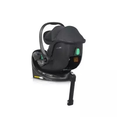 Pasisukanti autokėdutė su isofix baze Easy go Buz Pro I-size 0-13, Granito