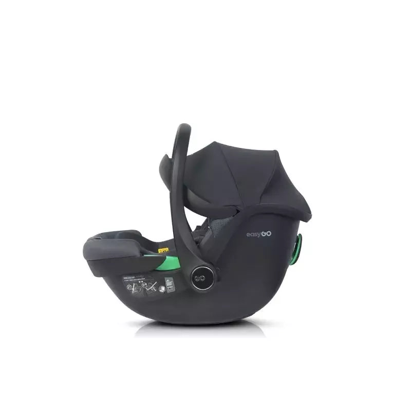 Pasisukanti autokėdutė su isofix baze Easy go Buz Pro I-size 0-13, Granito