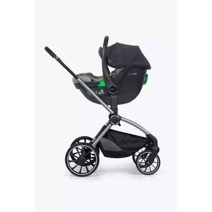 Pasisukanti autokėdutė su isofix baze Easy go Buz Pro I-size 0-13, Greener