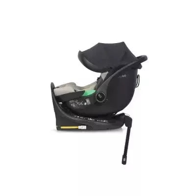 Pasisukanti autokėdutė su isofix baze Easy go Buz Pro I-size 0-13, Taupe