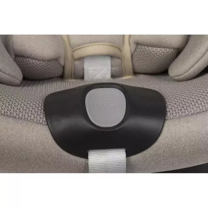 Pasisukanti autokėdutė su isofix baze Easy go Buz Pro I-size 0-13, Taupe