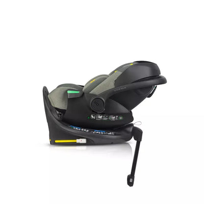 Pasisukanti, gulima autokėdutė su isofix baze Easy go Buz Pro Xtd I-size 0-13, Greener