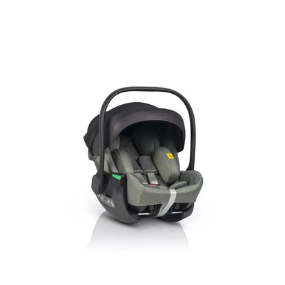 Pasisukanti, gulima autokėdutė su isofix baze Easy go Buz Pro Xtd I-size 0-13, Greener