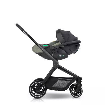 Pasisukanti, gulima autokėdutė su isofix baze Easy go Buz Pro Xtd I-size 0-13, Greener