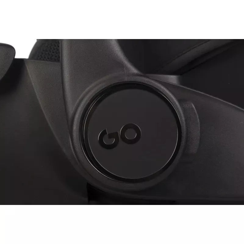 Pasisukanti, gulima autokėdutė su isofix baze Easy go Buz Pro Xtd I-size 0-13, Ink
