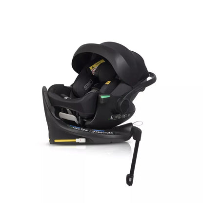 Pasisukanti, gulima autokėdutė su isofix baze Easy go Buz Pro Xtd I-size 0-13, Ink