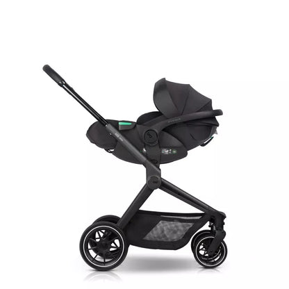 Pasisukanti, gulima autokėdutė su isofix baze Easy go Buz Pro Xtd I-size 0-13, Ink