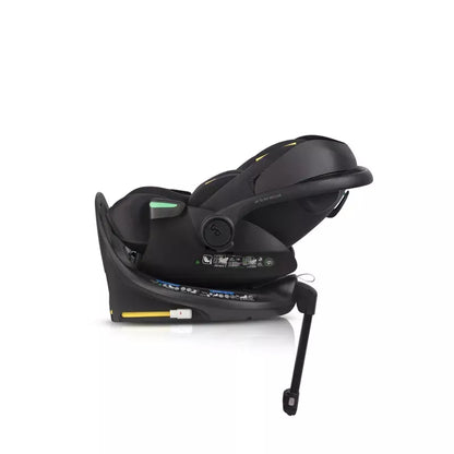 Pasisukanti, gulima autokėdutė su isofix baze Easy go Buz Pro Xtd I-size 0-13, Ink