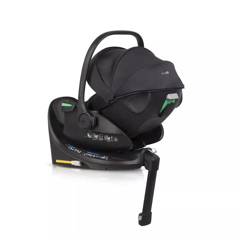 Pasisukanti, gulima autokėdutė su isofix baze Easy go Buz Pro Xtd I-size 0-13, Ink