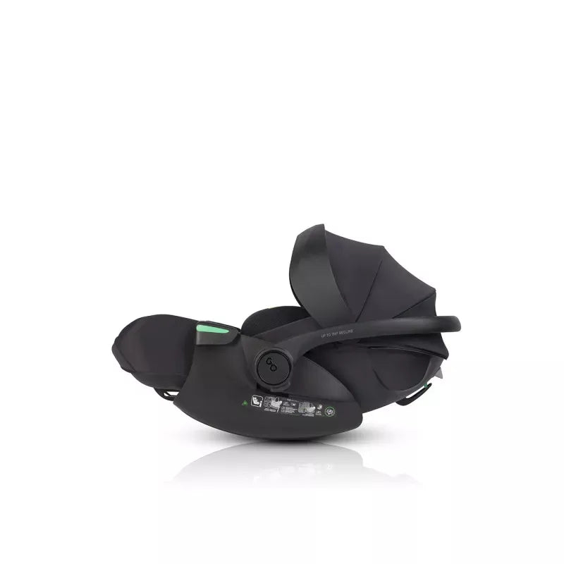 Pasisukanti, gulima autokėdutė su isofix baze Easy go Buz Pro Xtd I-size 0-13, Ink