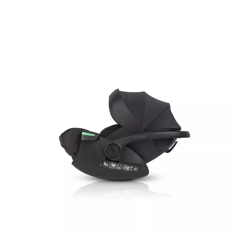 Pasisukanti, gulima autokėdutė su isofix baze Easy go Buz Pro Xtd I-size 0-13, Ink