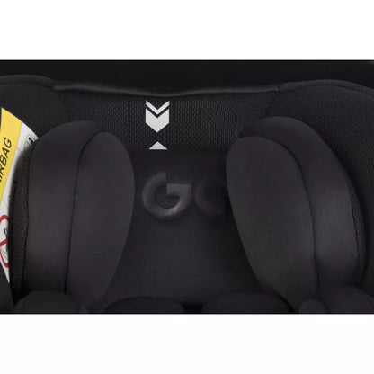 Pasisukanti, gulima autokėdutė su isofix baze Easy go Buz Pro Xtd I-size 0-13, Ink