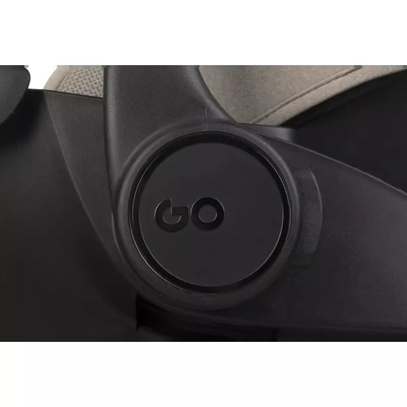 Pasisukanti, gulima autokėdutė su isofix baze Easy go Buz Pro Xtd I-size 0-13, Taupe