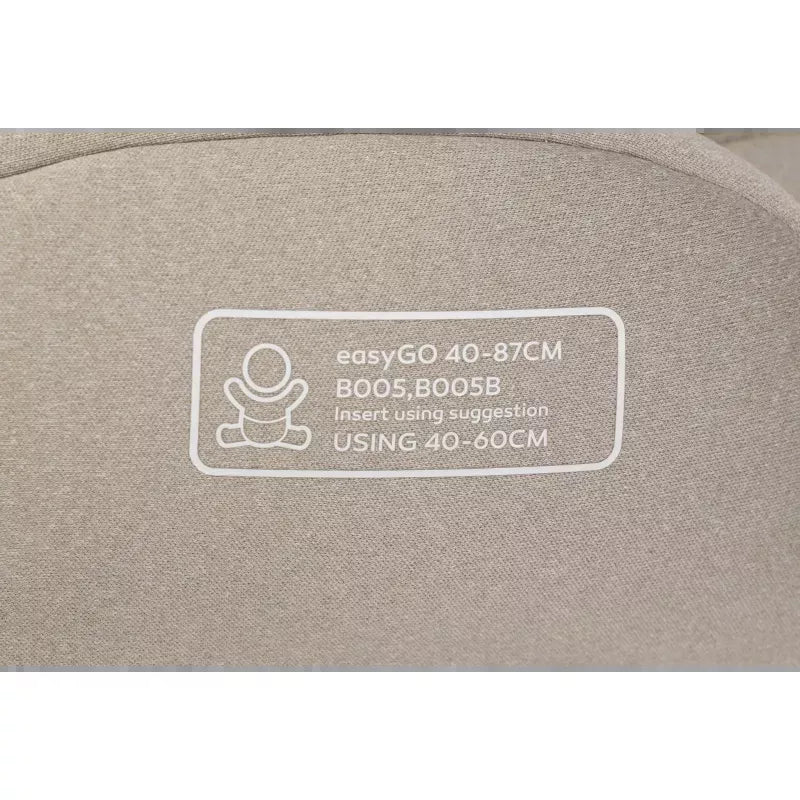 Pasisukanti, gulima autokėdutė su isofix baze Easy go Buz Pro Xtd I-size 0-13, Taupe