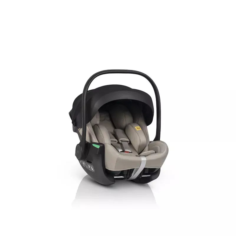 Pasisukanti, gulima autokėdutė su isofix baze Easy go Buz Pro Xtd I-size 0-13, Taupe