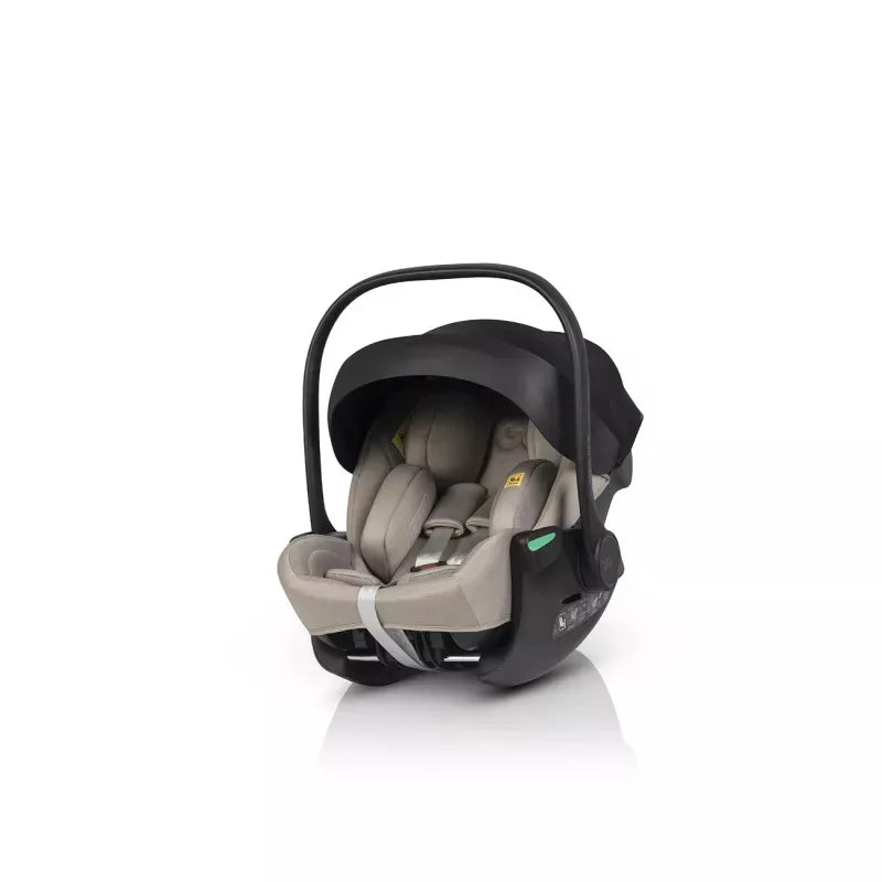 Pasisukanti, gulima autokėdutė su isofix baze Easy go Buz Pro Xtd I-size 0-13, Taupe