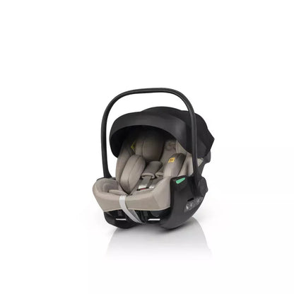Pasisukanti, gulima autokėdutė su isofix baze Easy go Buz Pro Xtd I-size 0-13, Taupe