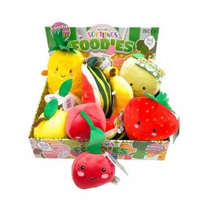 Softlings Foodies minkštas žaislas obuolys 16 cm