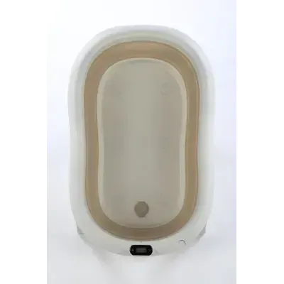 Sulankstoma vonia Bath & Care su termometru, Beige