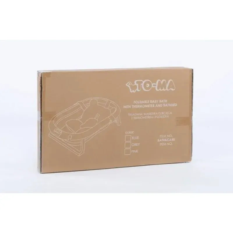 Sulankstoma vonia Bath & Care su termometru, Grey