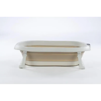 Sulankstoma vonia Bath & Care su termometru ir gultuku, Beige