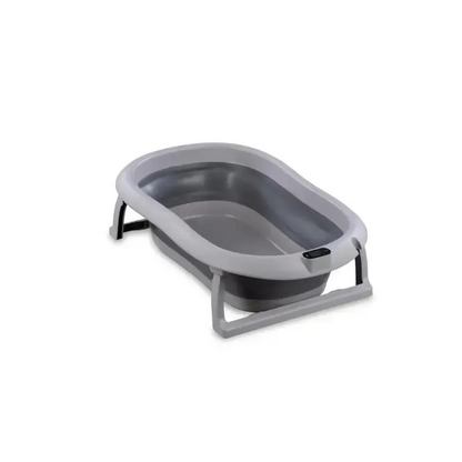 Sulankstoma vonia Bath & Care su termometru ir gultuku, Dark grey