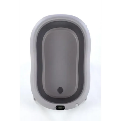 Sulankstoma vonia Bath & Care su termometru ir gultuku, Dark grey