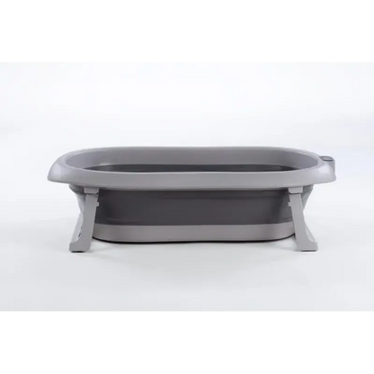 Sulankstoma vonia Bath & Care su termometru ir gultuku, Dark grey