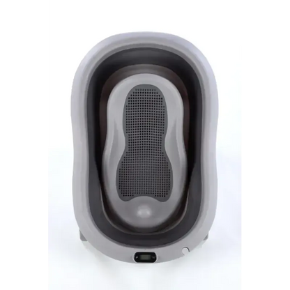 Sulankstoma vonia Bath & Care su termometru ir gultuku, Dark grey