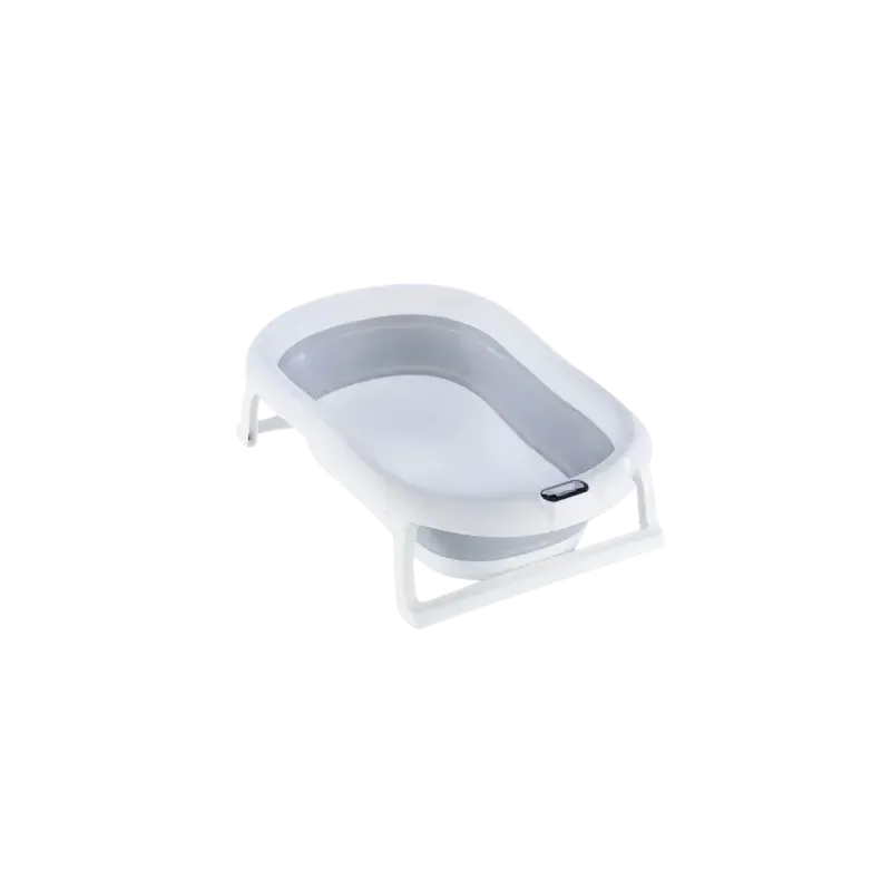 Sulankstoma vonia Bath & Care su termometru ir gultuku, Grey