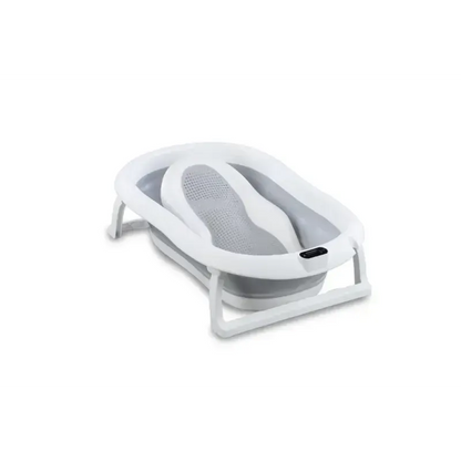 Sulankstoma vonia Bath & Care su termometru ir gultuku, Grey